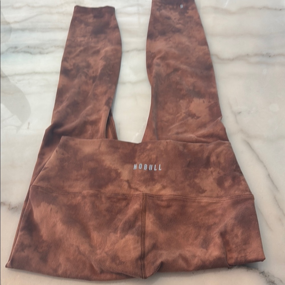 NoBull Small Women’s Brown Tights - Picture 2 of 8